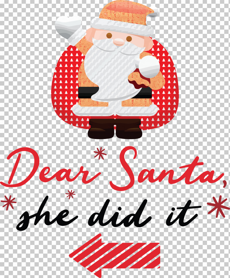 Dear Santa Santa Claus Christmas PNG, Clipart, Christmas, Dear Santa, Geometry, Line, Logo Free PNG Download