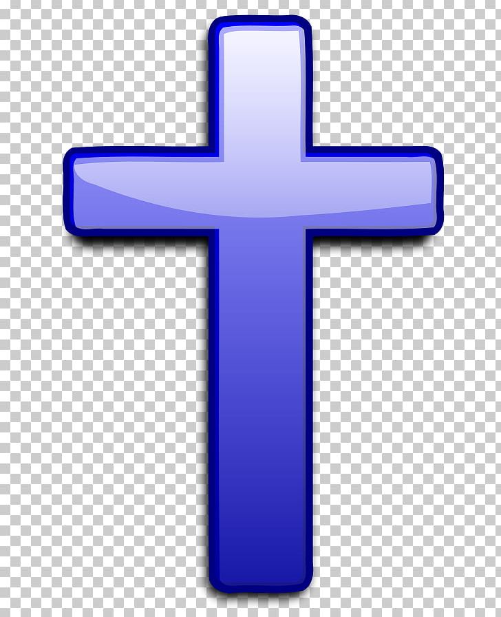christian cross clip art blue