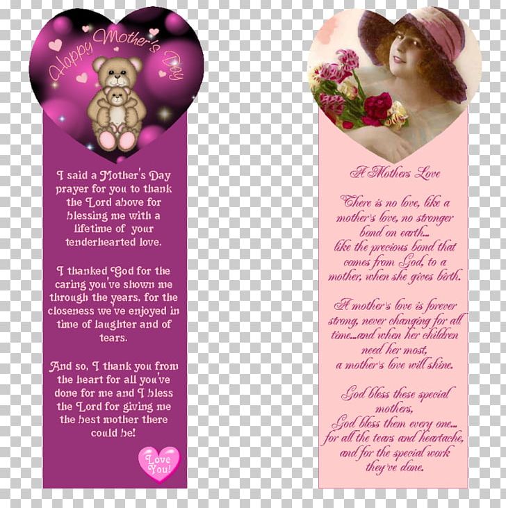 Bookmark Mother's Day Photography PNG, Clipart, Advertising, Blessing, Bookmark, Holidays, Magenta Free PNG Download