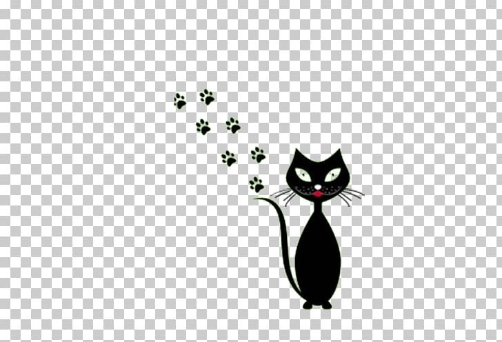 Black Cat Le Chat Noir Animal Track PNG, Clipart, Animal, Animal Footprint, Animal Track, Animation, Black Free PNG Download