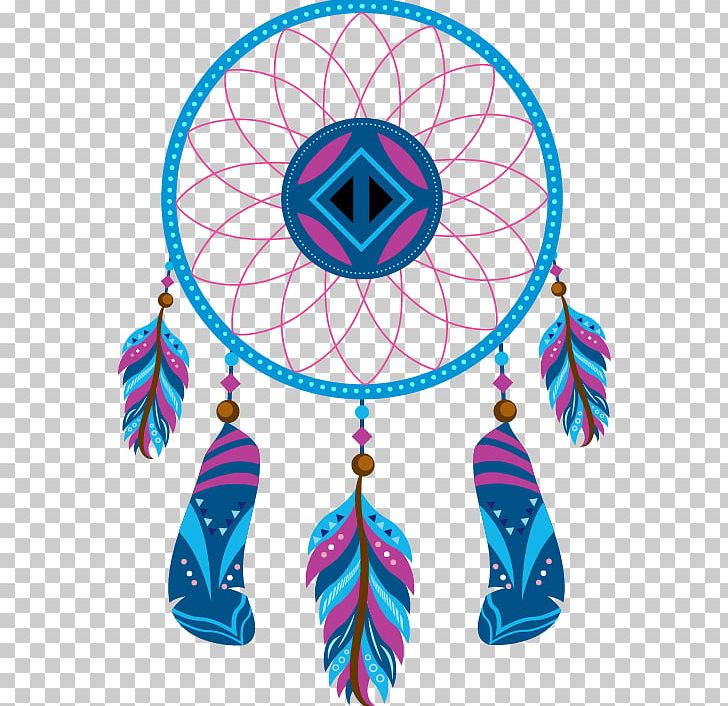 Cross-stitch Dreamcatcher Embroidery Pattern PNG, Clipart, Blue, Blue Background, Circle, Circular Vector, Craf Free PNG Download