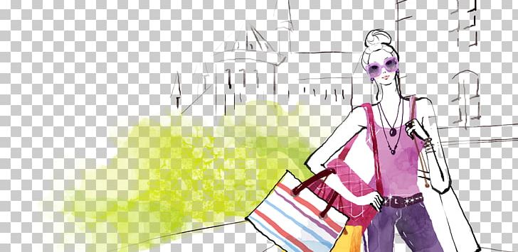 Fashion Shopping Woman PNG, Clipart, Brand, Cartoon, Computer Wallpaper, Design, Designer Free PNG Download