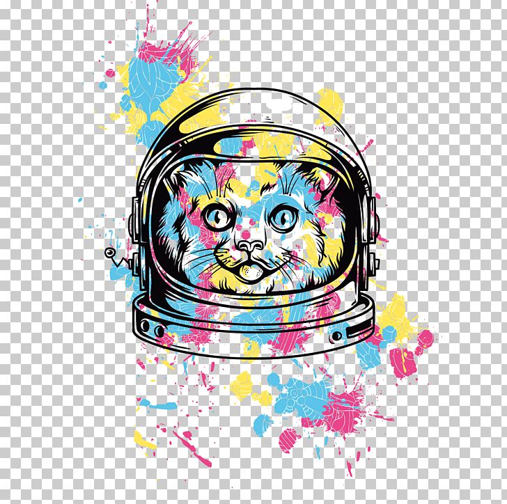 Printed T-shirt Hoodie Cat PNG, Clipart, American, Art, Astronaut, Cartoon, Clip Art Free PNG Download