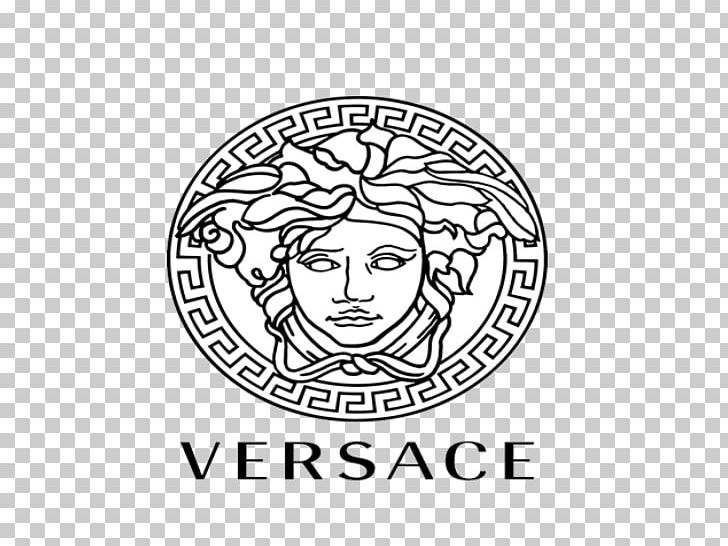 Donatella Versace Jumpman Fashion Logo PNG, Clipart, Area, Art, Black And White, Brand, Circle Free PNG Download