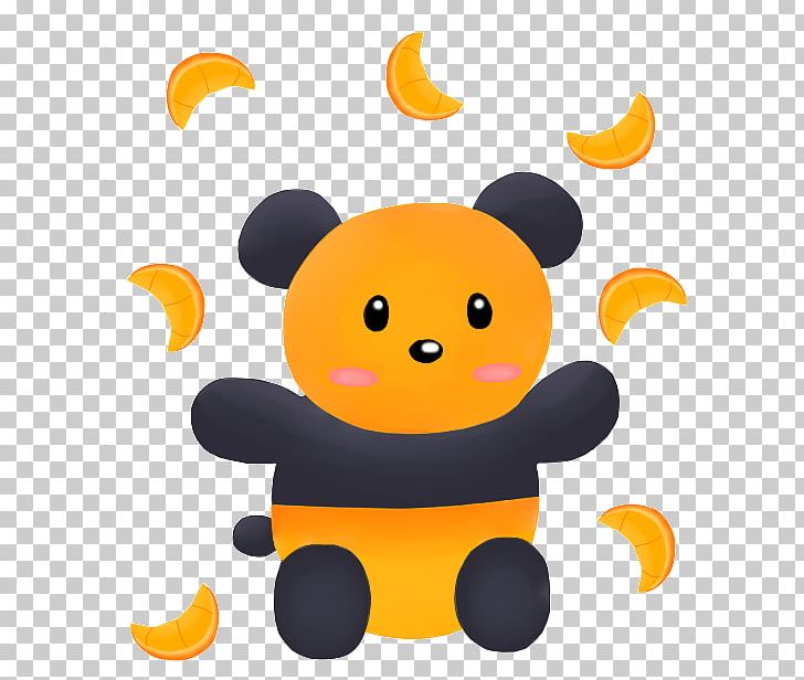 Giant Panda Orange Desktop PNG, Clipart, Cartoon, Computer, Computer Wallpaper, Desktop Wallpaper, Deviantart Free PNG Download