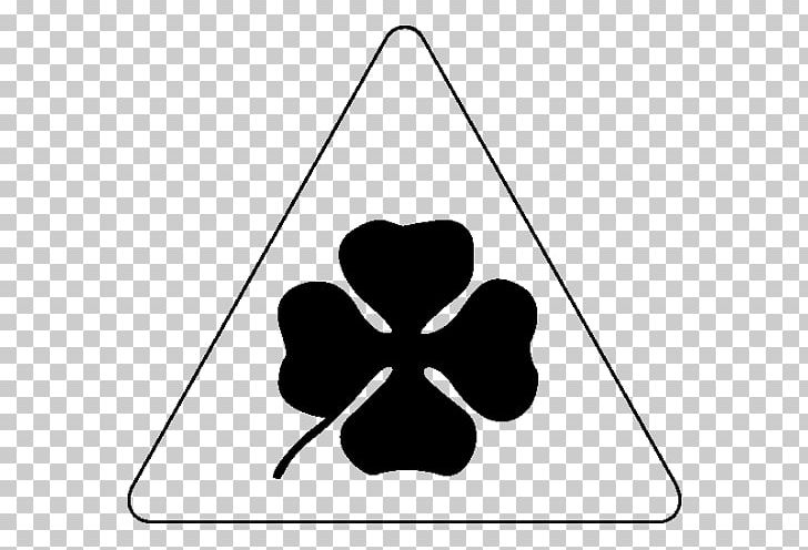 Four-leaf Clover Drawing PNG, Clipart, Area, Black, Black And White, Clover, Color Free PNG Download