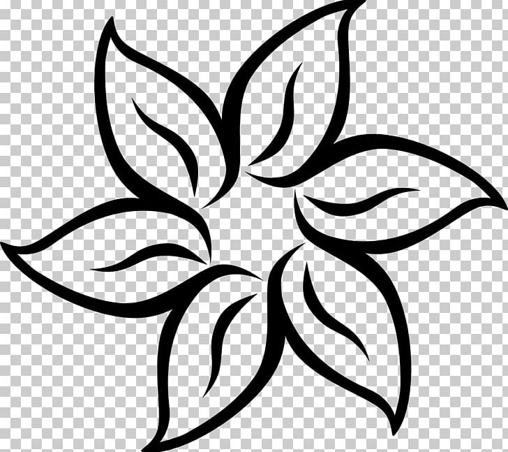 Flower Black And White PNG, Clipart, Black And White, Branch, Circle, Download, Drawing Free PNG Download