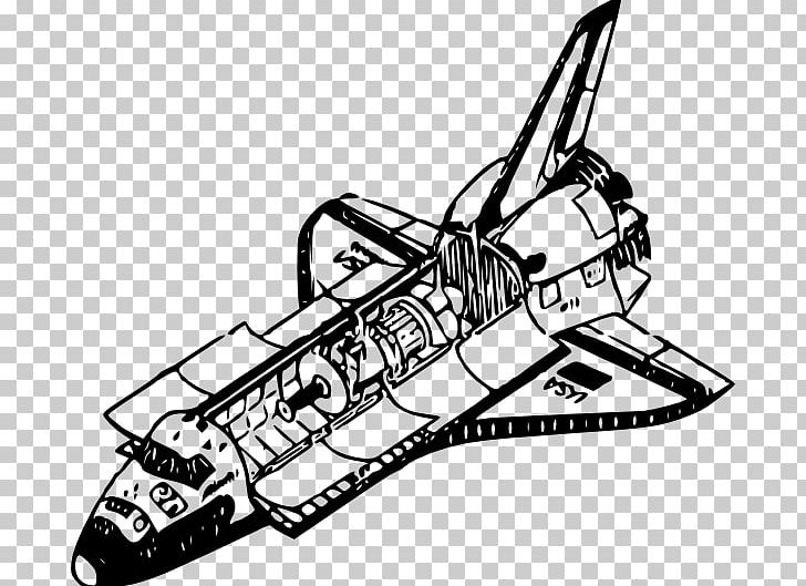 Spacecraft Outer Space PNG, Clipart, Aircraft, Airplane, Angle, Astronaut, Black And White Free PNG Download