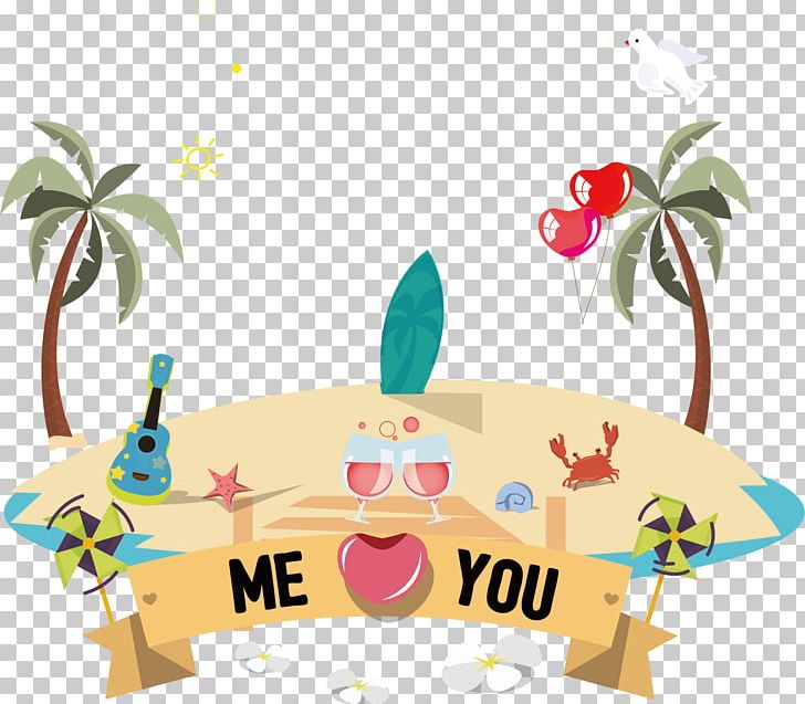 Wedding Invitation Beach Couple PNG, Clipart, Art, Background Vector, Beach Elements, Beaches, Beach Material Free PNG Download