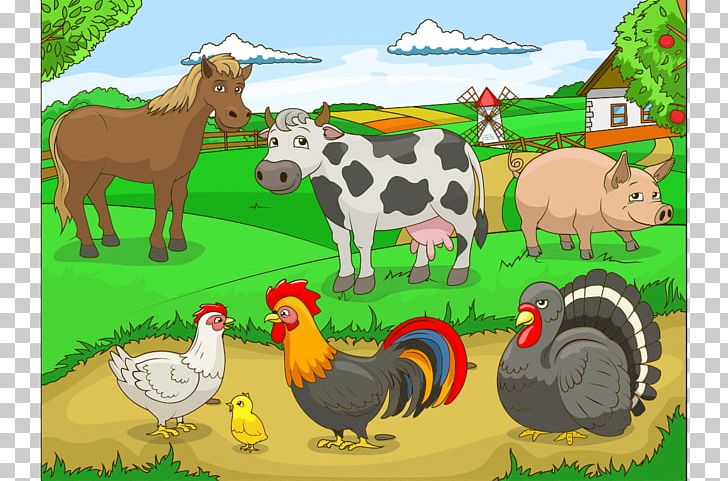 Cattle Farm Livestock PNG, Clipart, Cartoon, Cattle, Cattle Like Mammal, Cow Goat Family, Dairy Cow Free PNG Download