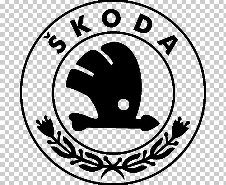 Škoda Auto Škoda Octavia Škoda Felicia Škoda Fabia PNG, Clipart, Area, Black And White, Car, Cars, Circle Free PNG Download