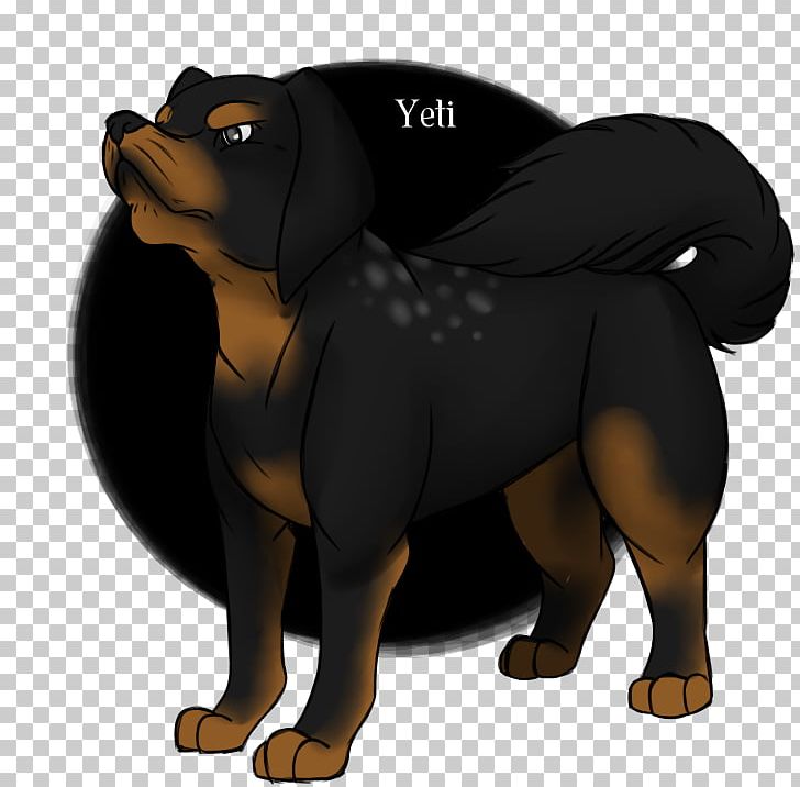 Rottweiler Dog Breed Puppy Yeti PNG, Clipart, Animals, Bear, Breed, Carnivoran, Cartoon Free PNG Download