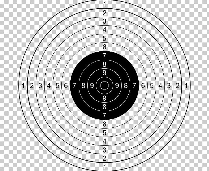 ISSF 25 Meter Center-fire Pistol Shooting Sport Shooting Target ISSF 50 Meter Pistol PNG, Clipart, Air Gun, Black And White, Black Circles, Centerfire Ammunition, Circle Free PNG Download