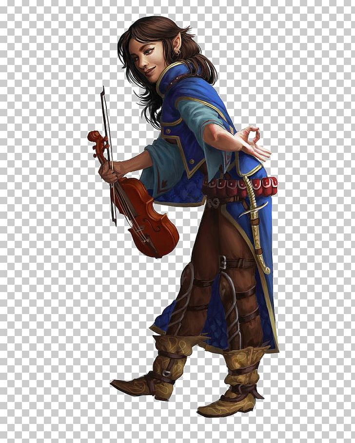 Pathfinder Roleplaying Game Dungeons & Dragons Bard Half-elf PNG, Clipart, Adventurer, Art, Cartoon, Cleric, Cold Weapon Free PNG Download