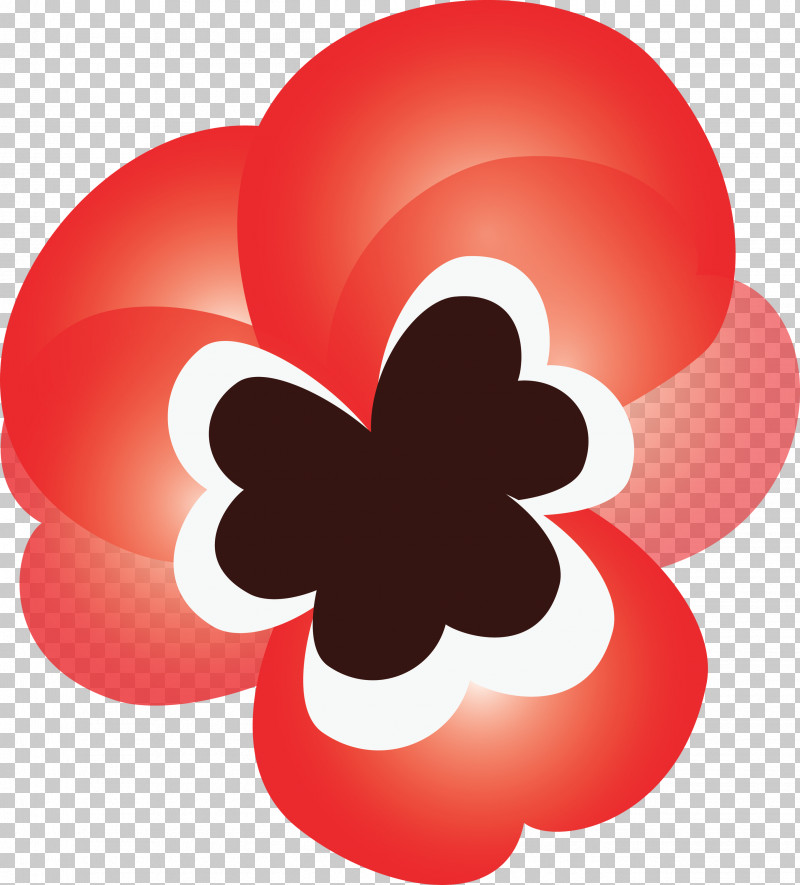 PANSY Spring Flower PNG, Clipart, Heart, Pansy, Petal, Plant, Red Free PNG Download