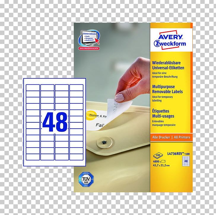 Paper Label Avery Dennison Avery Zweckform Adhesive Tape PNG, Clipart, Adhesive Tape, Avery Dennison, Avery Zweckform, Brand, Esselte Leitz Gmbh Co Kg Free PNG Download