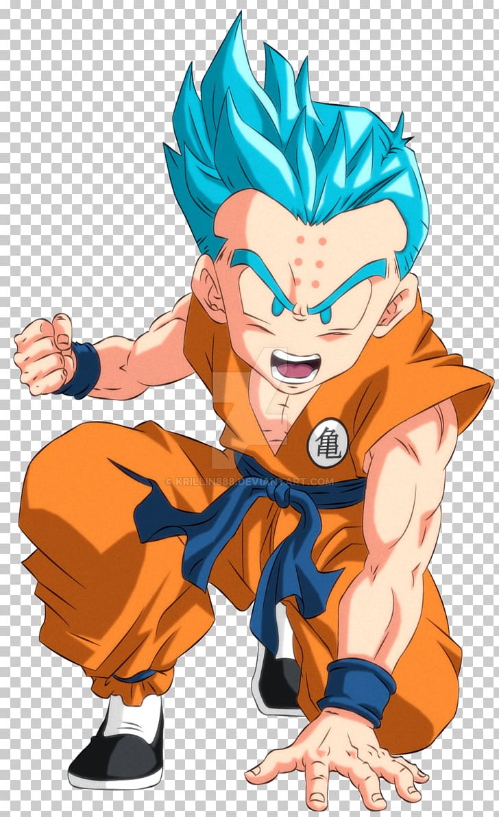 Kid Goku Blue, Hd Png Download - Kid Goku Ssj Blue, Transparent