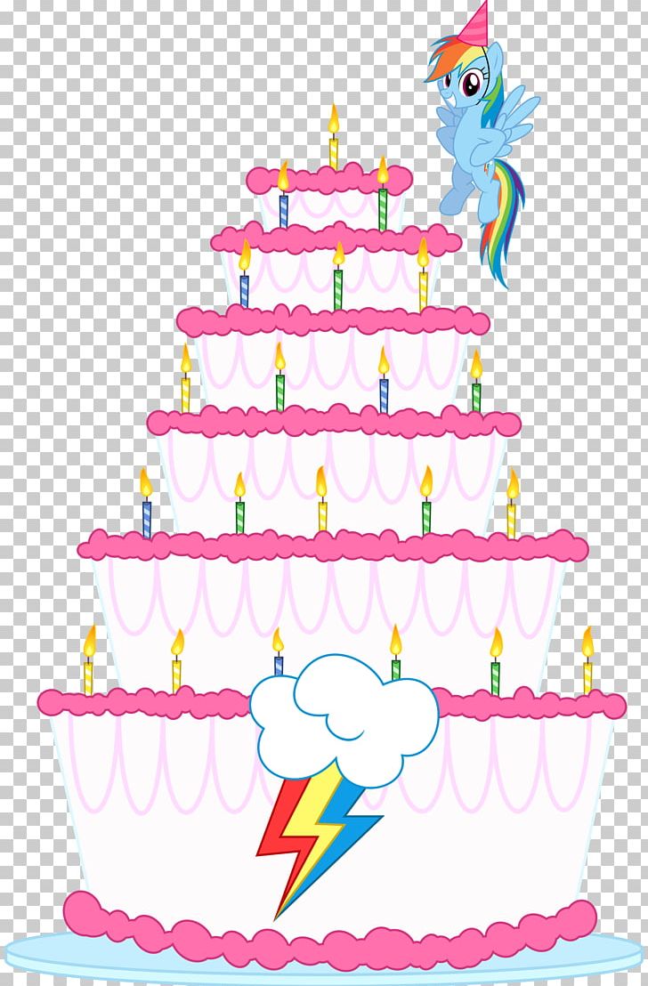 Birthday Cake Rainbow Dash Pony Pinkie Pie PNG, Clipart, Area, Birthday, Birthday Cake, Cake, Cake Decorating Free PNG Download