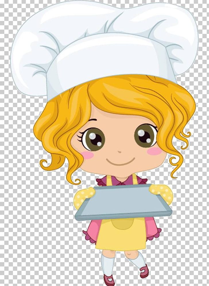 female baker clipart