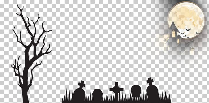 Grave Silhouette PNG, Clipart, Black And White, Brand, Castle, City Silhouette, Communication Free PNG Download