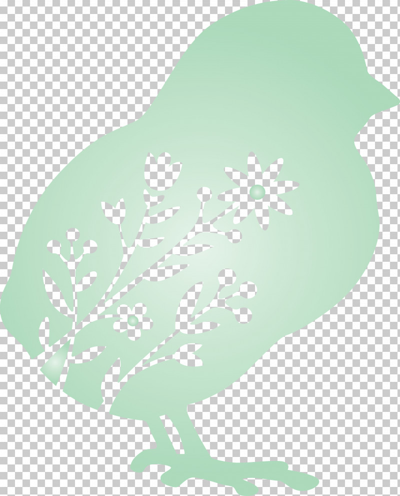 Floral Chick Easter Day PNG, Clipart, Easter Day, Floral Chick, Green, Leaf, Plant Free PNG Download