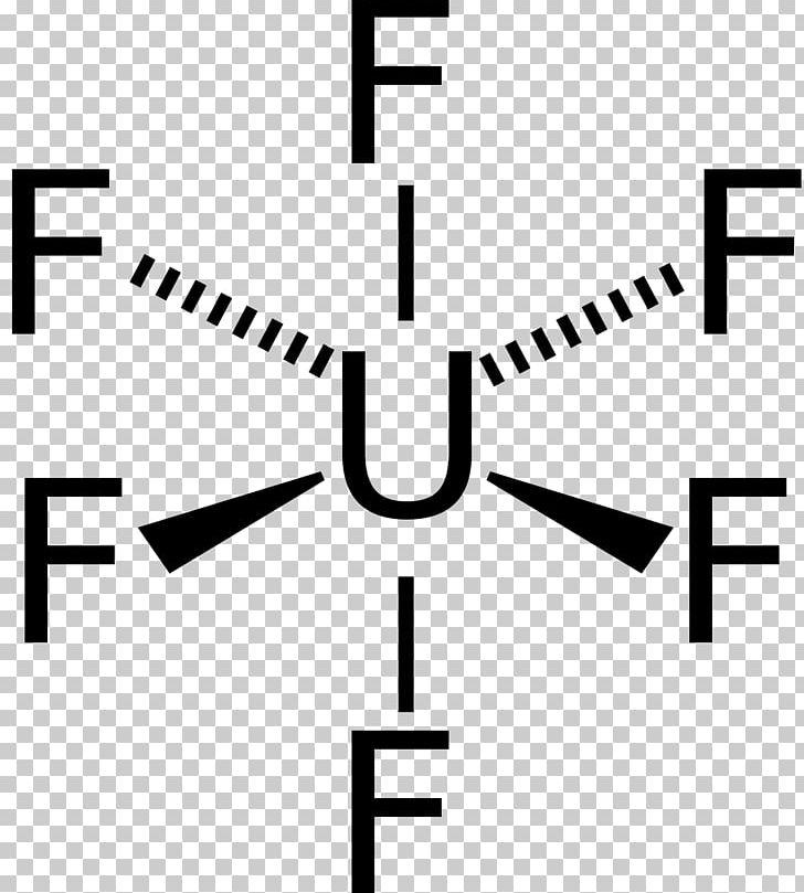 Uranium Hexafluoride Sulfur Hexafluoride Chemistry PNG, Clipart, Angle, Area, Atom, Black, Black And White Free PNG Download