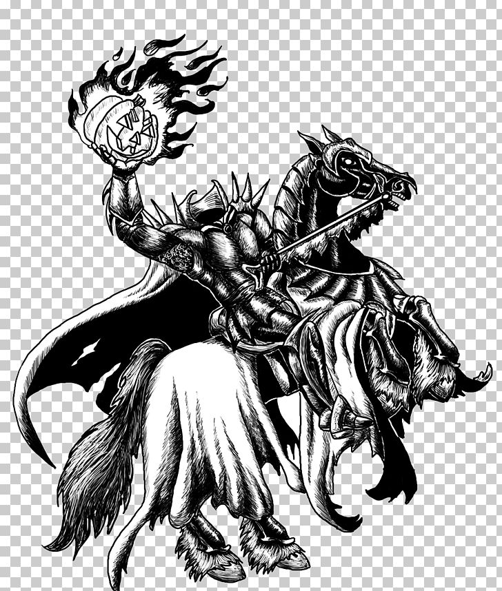 The Legend Of Sleepy Hollow Ichabod Crane Headless Horseman PNG, Clipart, Black And White, Comics Artist, Demon, Drawing, Fiction Free PNG Download