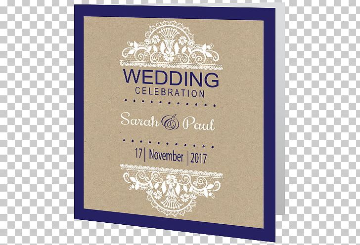 Wedding Invitation Kraft Paper Navy Blue PNG, Clipart, Blue, Brand, Color, Flower, Greeting Note Cards Free PNG Download