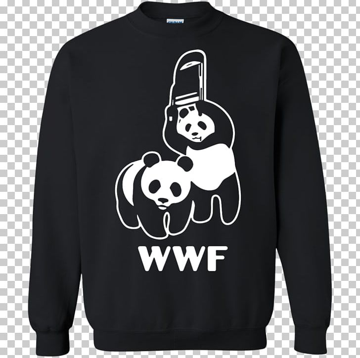 T-shirt Hoodie Giant Panda World Wide Fund For Nature PNG, Clipart, Black, Brand, Clothing, Crew Neck, Giant Panda Free PNG Download