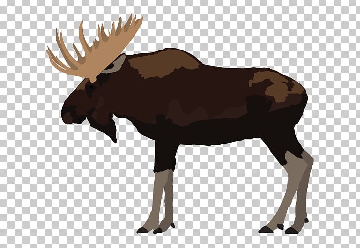 Moose Reindeer Elk Cattle Antler PNG, Clipart, Animal, Antler, Cartoon, Cattle, Cattle Like Mammal Free PNG Download