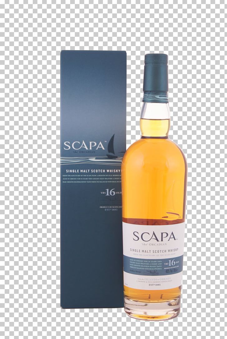 Single Malt Whisky Scapa Distillery Whiskey Scotch Whisky Liqueur PNG, Clipart, 16 Years, Alcoholic Beverage, Bottle, Brennerei, Dessert Free PNG Download
