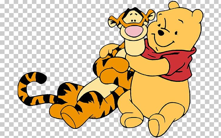 winnie the pooh and piglet hugging