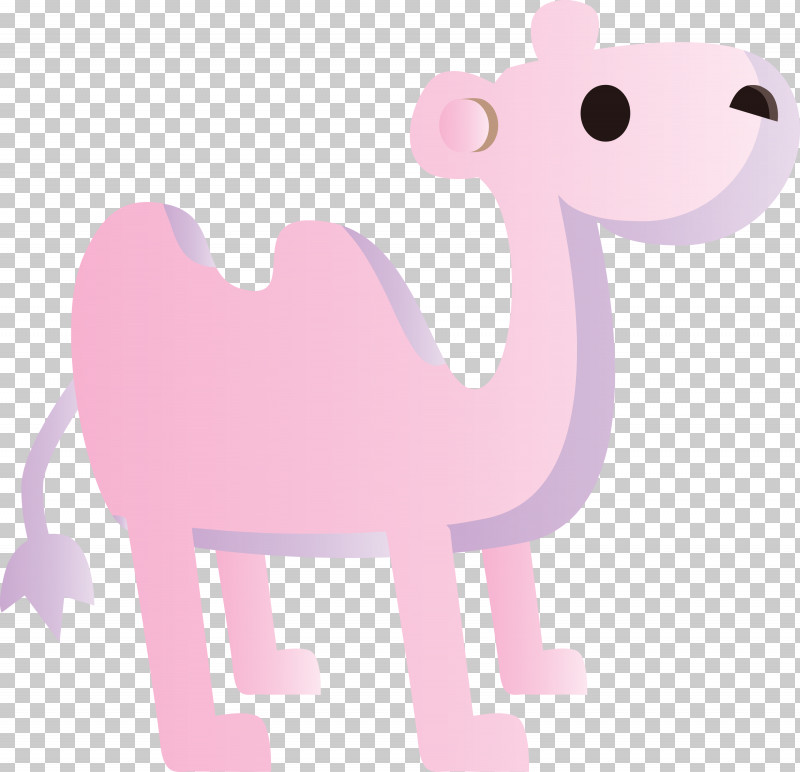 Pink Cartoon Sticker Animal Figure Camelid PNG, Clipart, Abstract Camel, Animal Figure, Camelid, Cartoon, Pink Free PNG Download