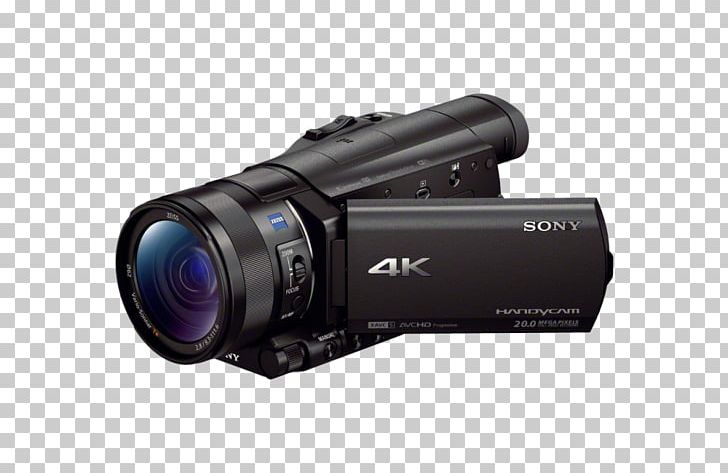 Camcorder Sony Handycam FDR-AX100 Video Cameras 4K Resolution PNG, Clipart, 4k Resolution, Camera Lens, Digital , Digital Cameras, Fdr Free PNG Download