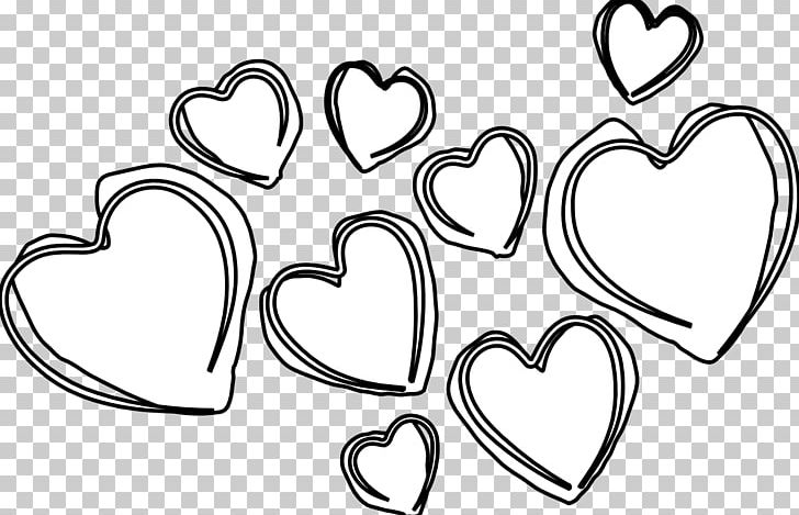 Heart Black And White PNG, Clipart, Area, Black And White, Body Jewelry, Broken Heart, Clip Art Free PNG Download