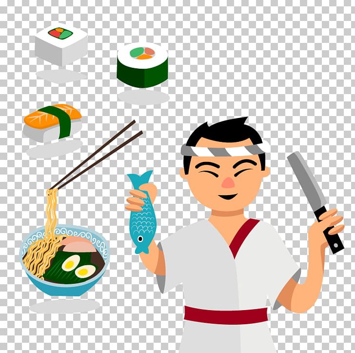 Sushi Japanese Cuisine Cook PNG, Clipart, Chef, Cook, Cooking, Cuisine, Dish Free PNG Download