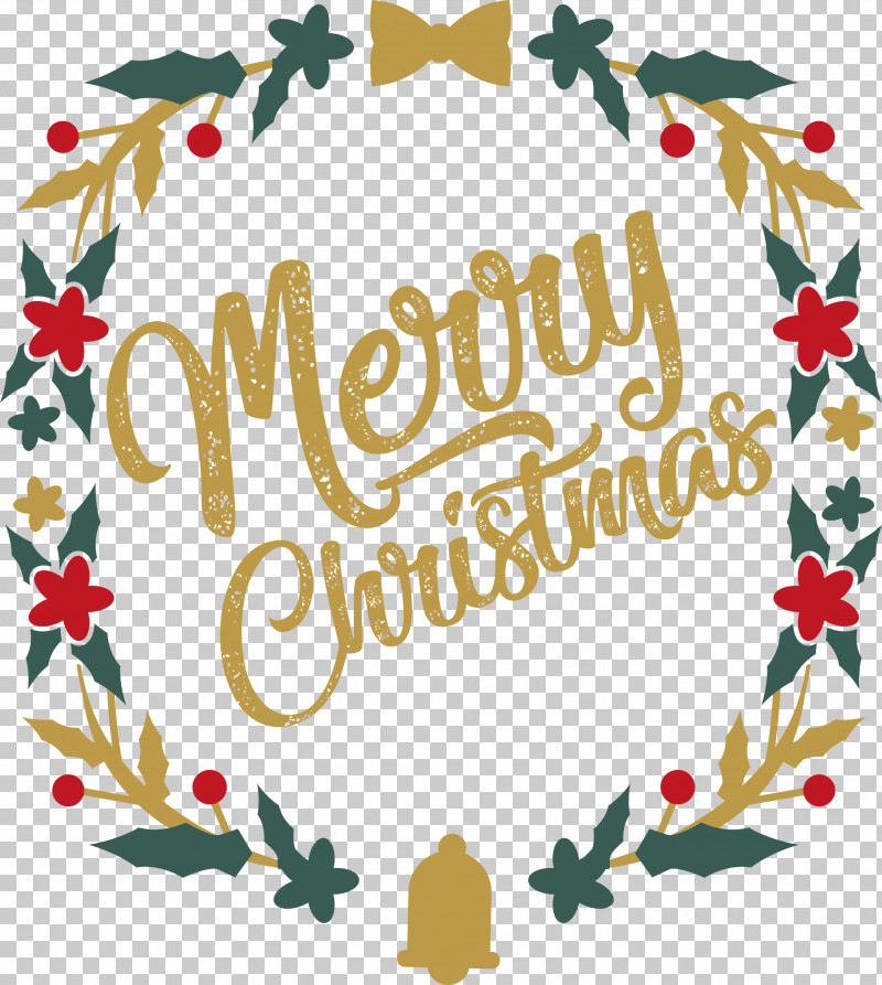 Merry Christmas PNG, Clipart, Christmas Day, Christmas Ornament, Christmas Tree, Floral Design, Greeting Card Free PNG Download