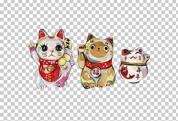 Cat Maneki-neko Paw Luck Illustration PNG, Clipart, Animals, Cat, Catgirl, Cat Vector, Chinese Free PNG Download