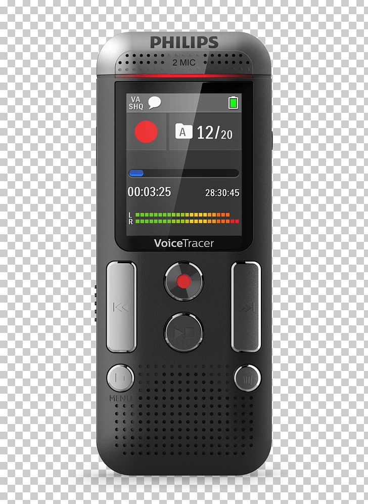 Dictation Machine Digital Dictation Philips Voice Tracer DVT2710 Sound Recording And Reproduction PNG, Clipart, Cellular Network, Communication Device, Dictation Machine, Digit, Electronic Device Free PNG Download