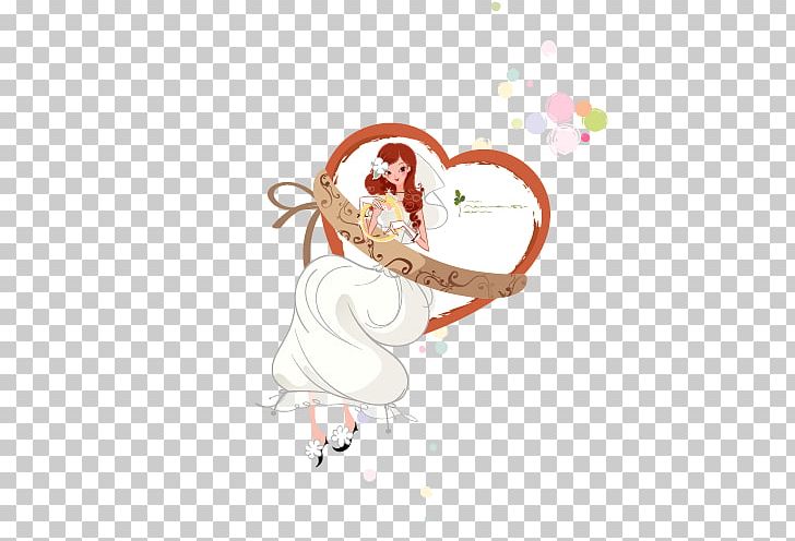 Cartoon Marriage Illustration PNG, Clipart, Bride, Computer Wallpaper, Encapsulated Postscript, Fictional Character, Heart Free PNG Download