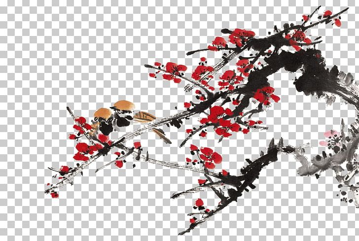 Common Plum Plum Blossom Flower PNG, Clipart, Chinese Painting, Common Plum, Contemporary History, Flower, Flower Bouquet Free PNG Download