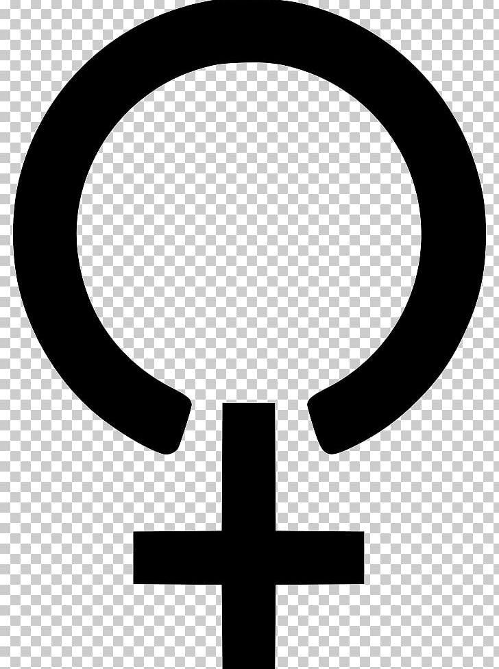 Gender Symbol Female Woman PNG, Clipart, Black And White, Cdr, Circle, Computer Icons, Cross Free PNG Download