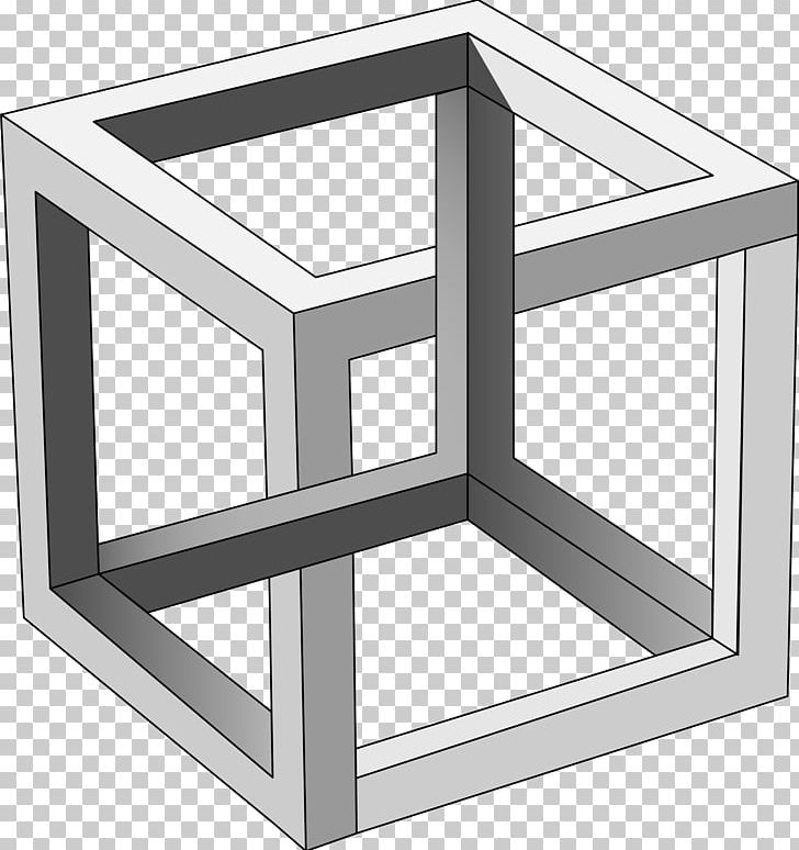 Impossible Cube Waterfall Impossible Object Art PNG, Clipart, Angle, Art, Cube, Drawing, Furniture Free PNG Download
