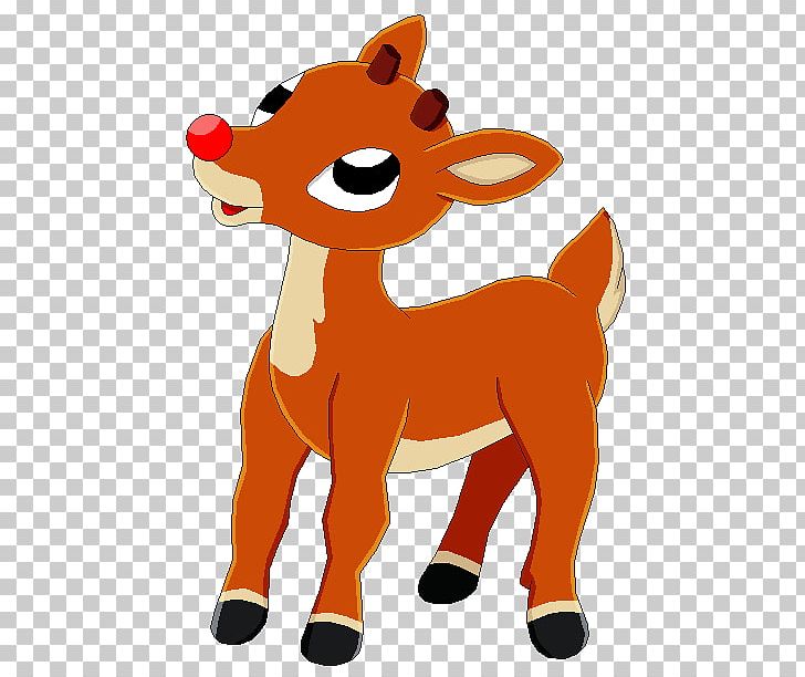 Rudolph Reindeer Santa Claus PNG, Clipart, Carnivoran, Cartoon, Cat Like Mammal, Deer, Desktop Wallpaper Free PNG Download