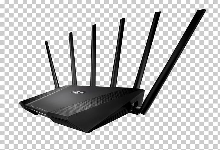 Wireless-AC3100 Dual Band Gigabit Router RT-AC88U ASUS RT-AC3200 IEEE 802.11ac PNG, Clipart, Angle, Asus, Computer Network, Electronic, Electronics Free PNG Download