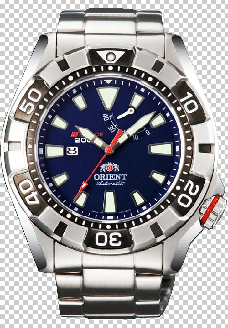 Orient Watch Power Reserve Indicator Diving Watch Automatic Watch PNG, Clipart, Accessories, Antimagnetic Watch, Brand, Dial, Electric Blue Free PNG Download