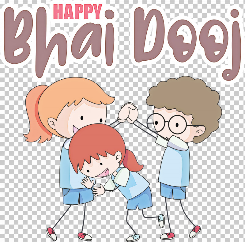 Bhai Dooj Bhai Beej Bhau Beej PNG, Clipart, Bhai Dooj, Cartoon, Conversation, Human, Human Body Free PNG Download