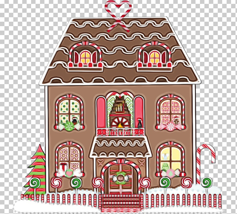 Christmas Decoration PNG, Clipart, Architecture, Christmas Decoration, Gingerbread, Gingerbread House, Home Free PNG Download