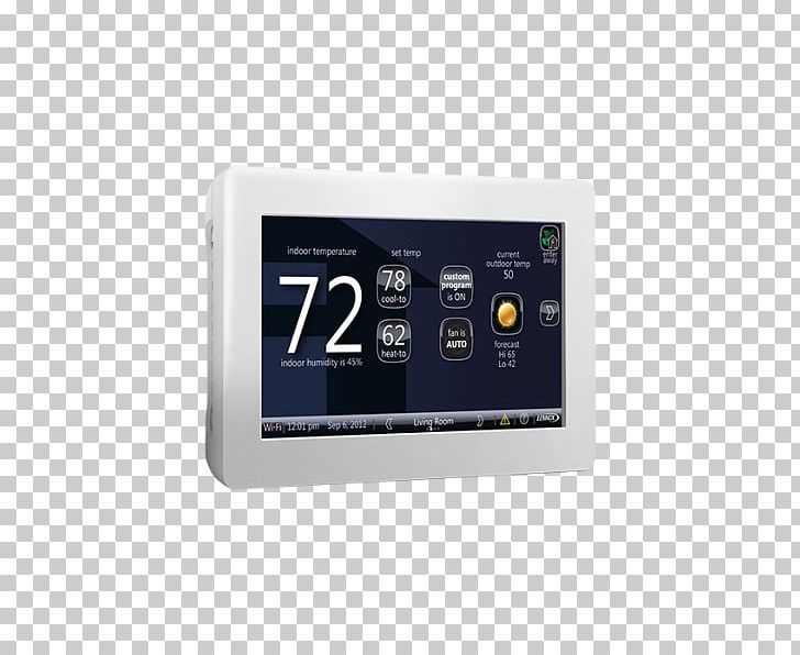 Programmable Thermostat Furnace HVAC Smart Thermostat PNG, Clipart, Air Conditioning, Conditioner Thermostat, Control System, Electronics, Electronics Accessory Free PNG Download