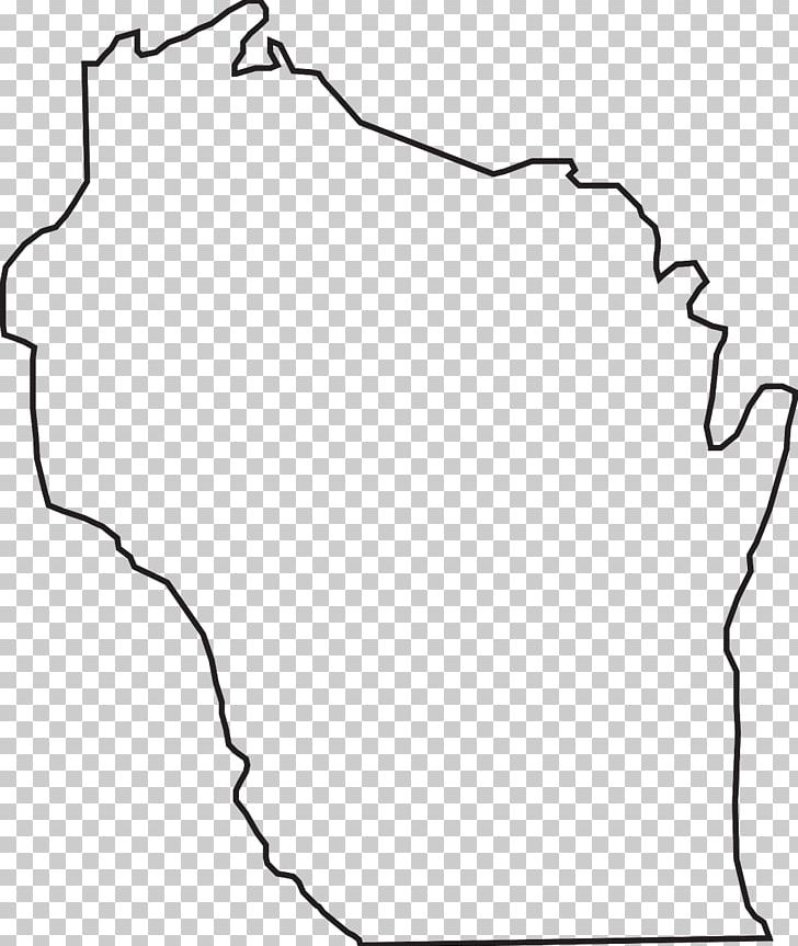 Wisconsin Map PNG, Clipart, Angle, Area, Black, Black And White, Blank Map Free PNG Download